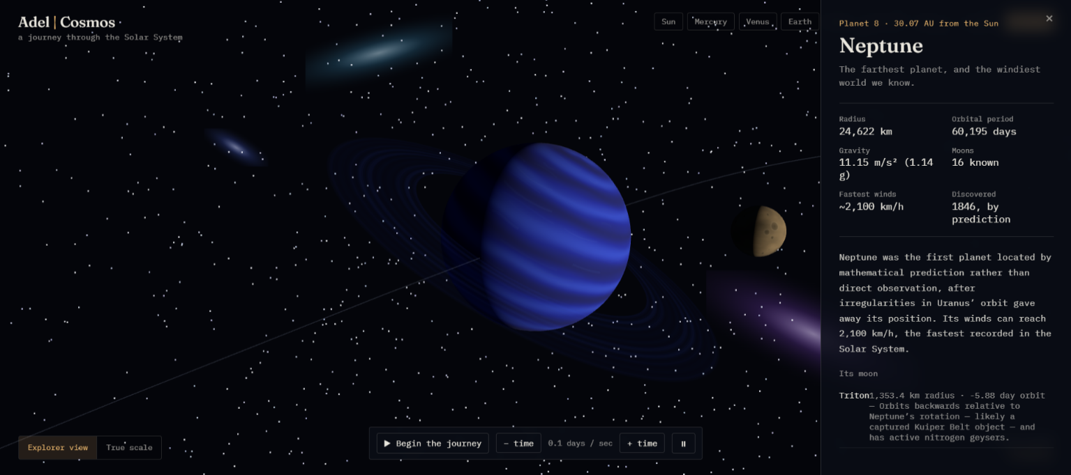 Adel Cosmos Explorer View